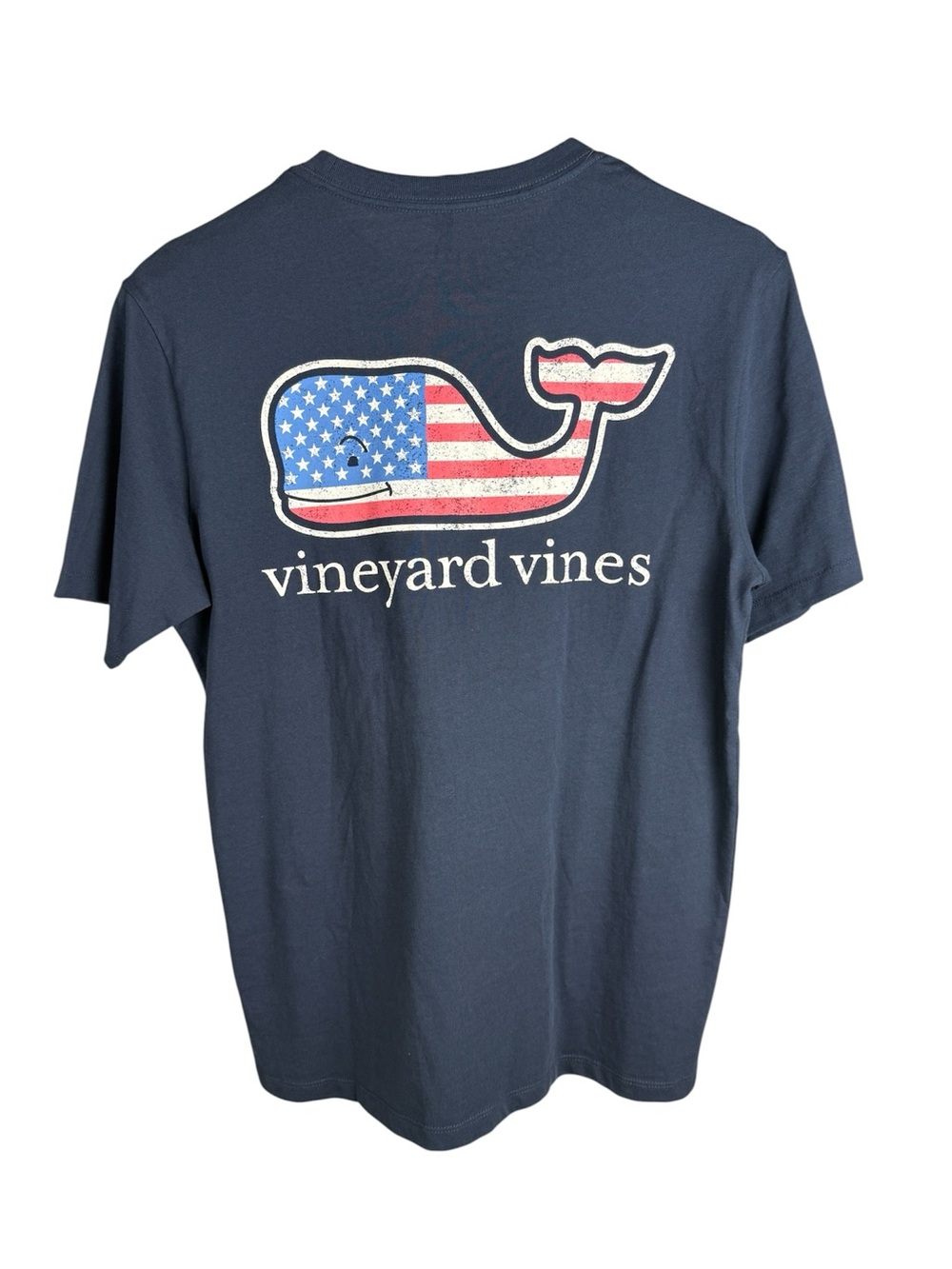 Vineyard Vine Flag Whale Short-Sleeve Pocket Tee